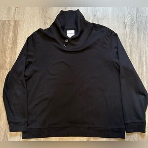 Tommy Bahama XL/TG Martinique Shawl Sweatshirt BLACK